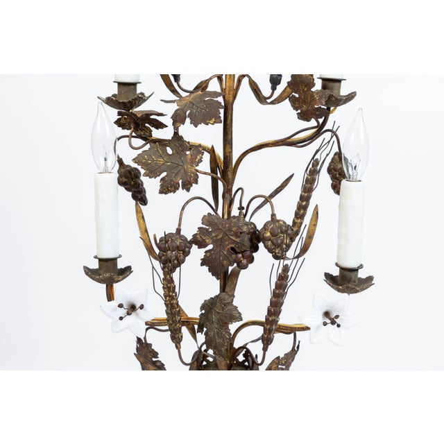 19th Century Ornate Antique French Gold Gilt Altar Lamp For Sale In Los Angeles - Image 6 of 9