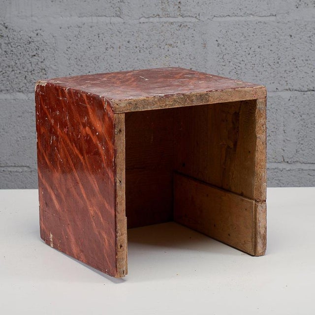 Lacquered Cube with Freestanding Base For Sale - Image 4 of 8