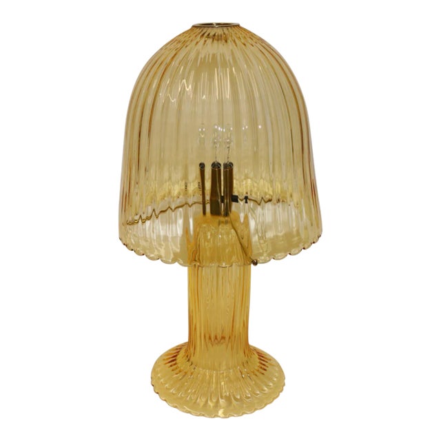 Mid-Century Modern Murano Glass Table Lamp For Sale