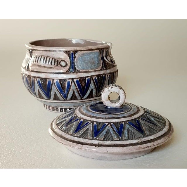 Mid-Century Modern Ceramic Vase by Elio Schiavon, Italy, 1960s For Sale - Image 3 of 7