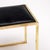 Modernist, French Vintage Stools, Brass and Leather For Sale - Image 9 of 9