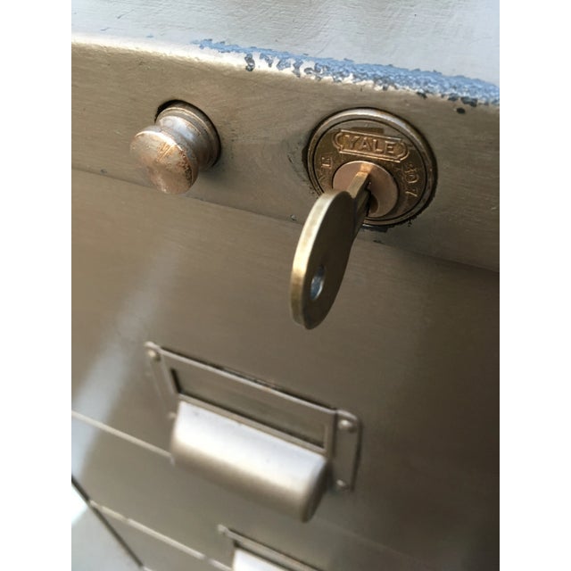 Art Metal Industrial 7-Drawer Vertical File Cabinet For Sale - Image 10 of 13