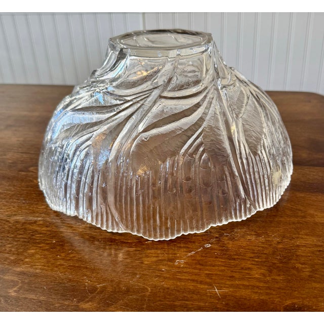 Transparent Lausitizer Glas 24% Lead Crystal Bowl For Sale - Image 8 of 12
