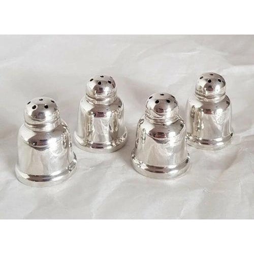 Antique Art Deco American Silver Pepperettes from L Brothers, 1920s, Set of 2 For Sale - Image 3 of 10