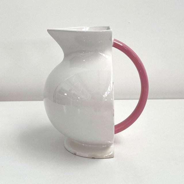 Pink Hollywood Series Water Jug by Marco Zanini for Bitossi, 1980s, in Good conditions. Designed 1980 to 1989 This piece...