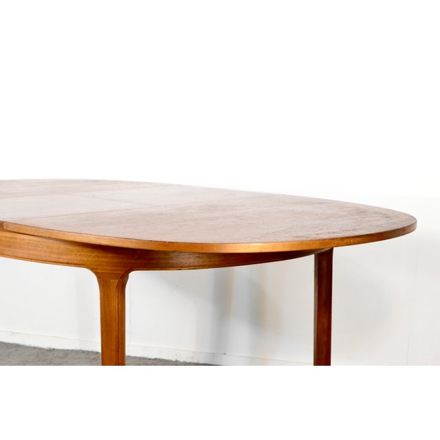 Mid-Century Modern Extendable Oblong Dining Table in Teak from Nathan, 1960s For Sale - Image 4 of 12