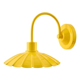Pavona Wall Sconce Yellow For Sale