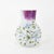 Delicate Purple and White Floral Ceramic Pitcher With Branch Handle For Sale - Image 4 of 10