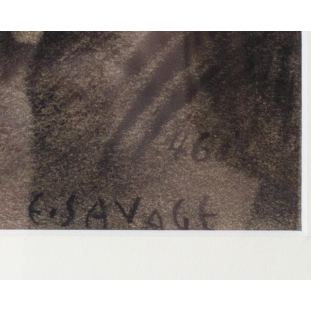 1946 Charcoal Drawing by Eugene Savage For Sale In Indianapolis - Image 6 of 7