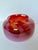 Red 1980s Hand-Blown Ruby Ombre Glass Vase For Sale - Image 8 of 9