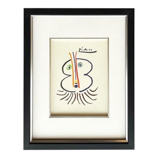 Picasso Lithograph 129 the Great Noble 1968 Framed For Sale
