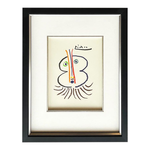 Picasso Lithograph 129 the Great Noble 1968 Framed
