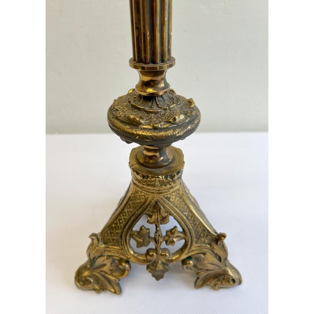 Early 20th Century Renaissance French Table Lamp, 1890s For Sale - Image 13 of 15