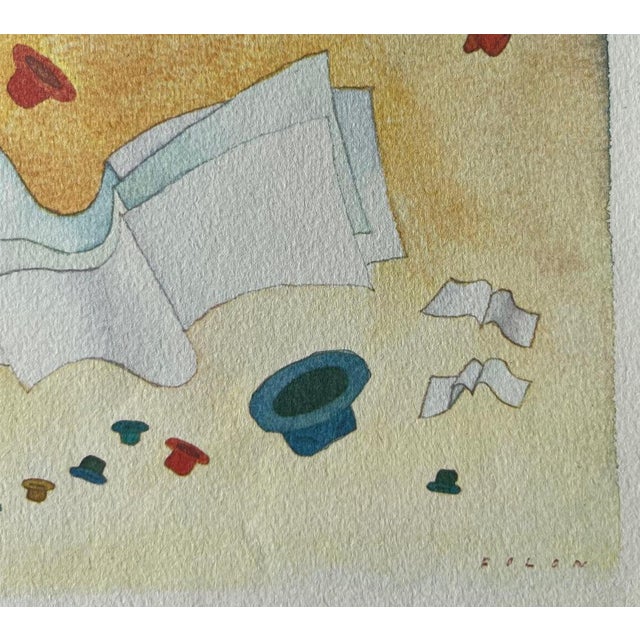 Jean-Michel Folon, L'envol, Etching For Sale - Image 5 of 6