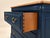 A louis-philippe style chest of drawers in solid cherry wood, with three drawers, dating from the 20th century, which has...