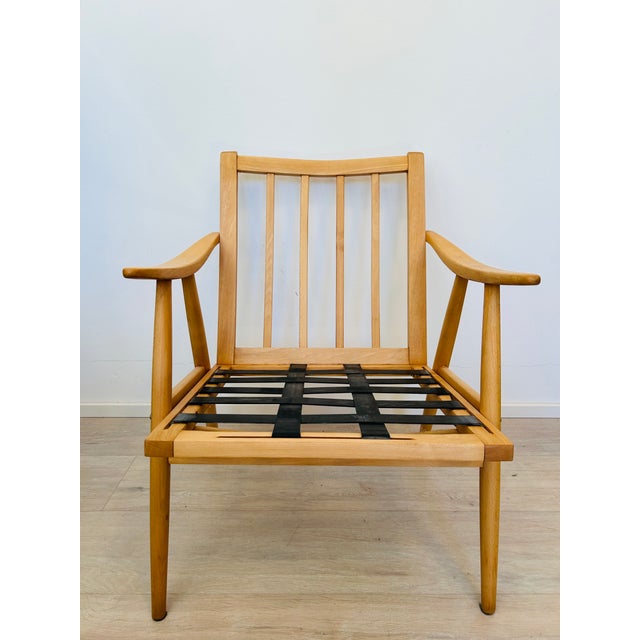 Lounge Armchair by Jaroslav Šmidek for Ton, Former Czechoslovakia, 1960s For Sale - Image 11 of 12