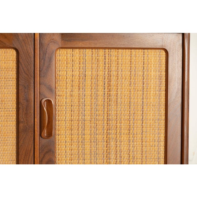 Mid-Century Fresco Highboard with Rattan Front from G-Plan, 1960s For Sale - Image 4 of 17