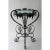 Black Garden Pedestal Wrought Iron From Palm Beach Mizner Workshop For Sale - Image 8 of 11