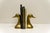 Metal Late 20th Century Brass Duck Head Bookends a Pair For Sale - Image 7 of 7