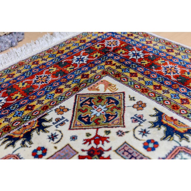 Middle Eastern Hand-Knotted Tabriz Medallion Knot Rug For Sale - Image 5 of 15