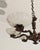 Art Deco Bronze Chandelier with Six Alabaster Lampshades, Made in Italy in the 1950s/1960s. For Sale - Image 10 of 18
