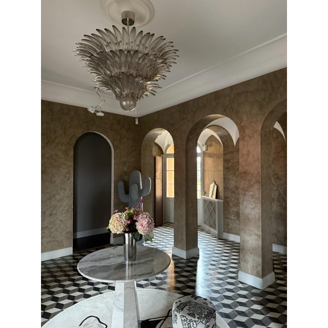 Murano Glass Feather Prisms Chandelier, 2020 For Sale - Image 6 of 9