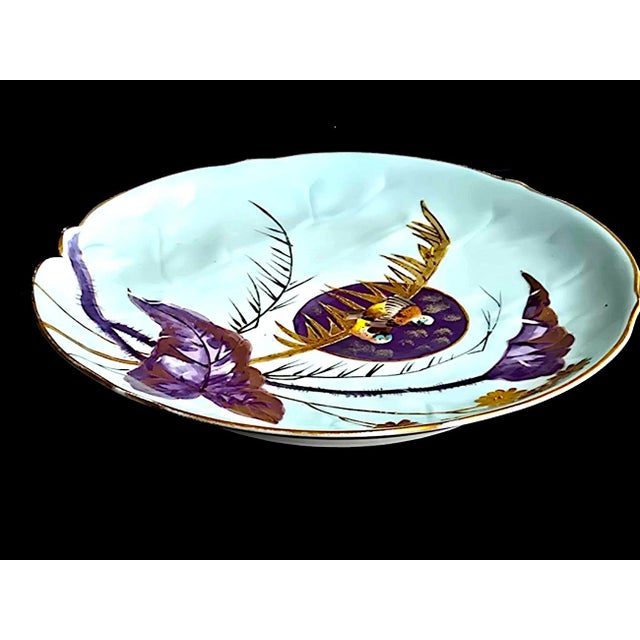 Late 19th Century Limoges Hand Painted Plate With Gold Inlay, Marked Martial Redon For Sale - Image 9 of 14