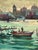 Oil Painting Evening Over the Pier With Boats Yuriy Suprunchuk For Sale - Image 9 of 11
