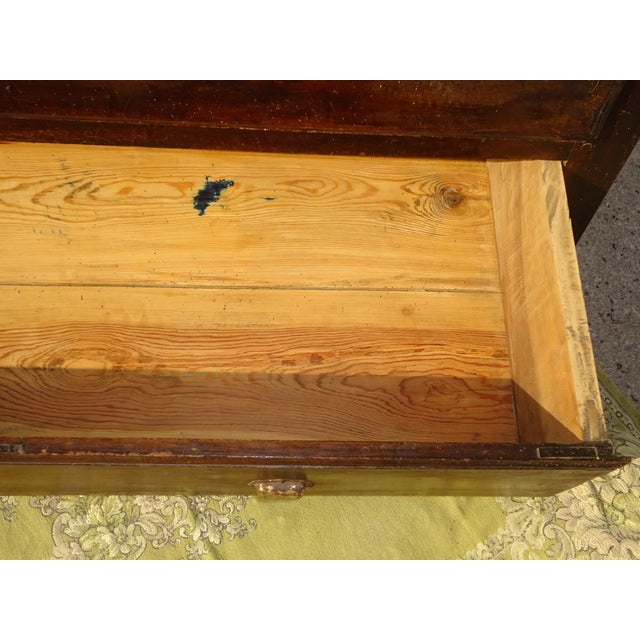 Wood 19th Century Chest of Drawers in Beech For Sale - Image 7 of 18