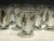 1960s 1960s Libbey Starlyte Mid Century Modern Frosted Silver Leaf Tumbler Glasses in Caddy Set- 11 Pieces For Sale - Image 5 of 11