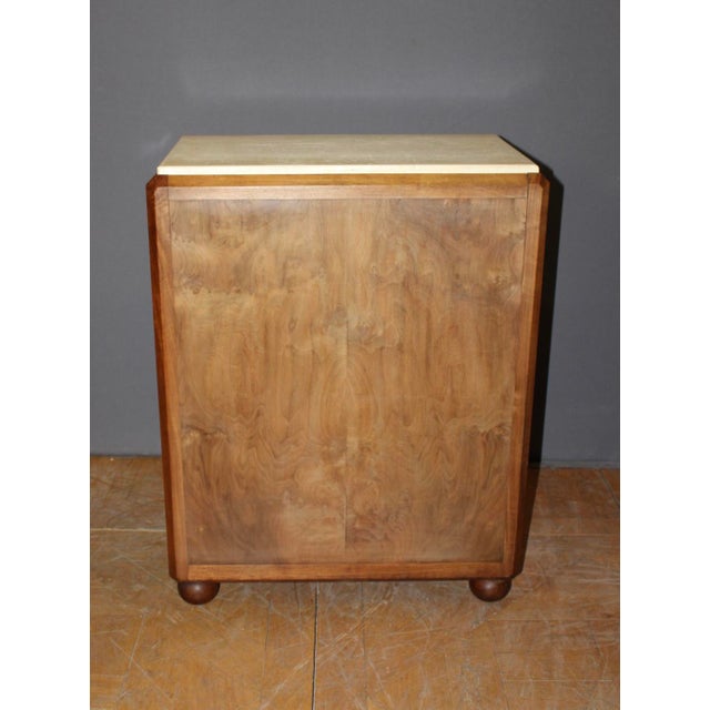 Art Deco Walnut Chest of Drawers, 1930 For Sale - Image 10 of 11