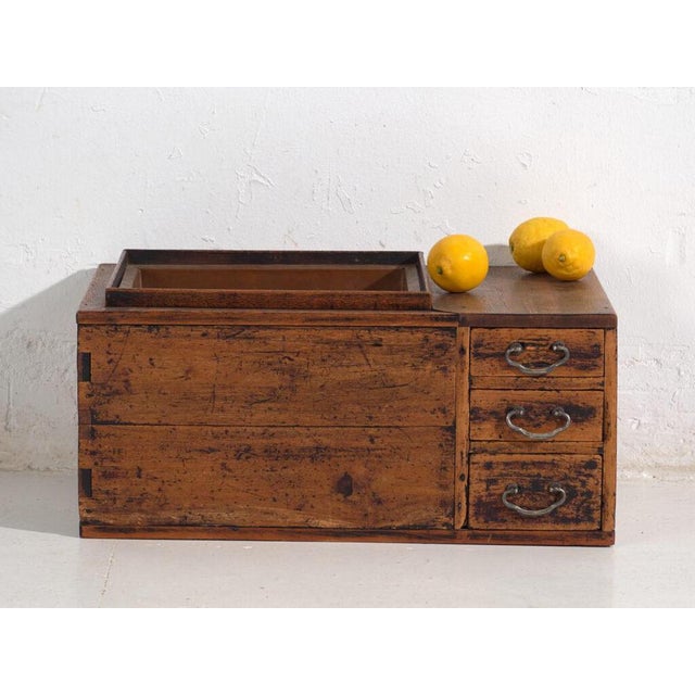 Antique Japanese Paulownia Hibachi, Meiji / Showa Period, 1890-1945, #93 For Sale - Image 9 of 13