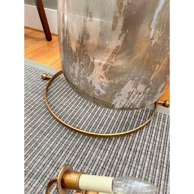 Visual Comfort Chapman & Myers Lorford Large Smoke Bell Lantern; 2 Available For Sale - Image 9 of 13