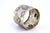 Silver Napkin Ring with Art Nouveau Style Applications and Reliefs, in Good conditions.