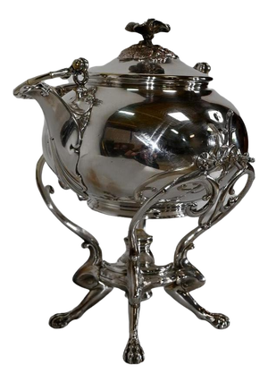 Early 20th Cethly Samovar in Silver Metal from Maison Christofle