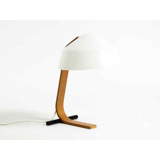 Large, stunningly beautiful, rare, original 1960s table lamp by the german-swiss lamp manufacturer temde. Model type 38....