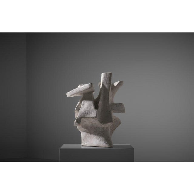 French Biomorphic Plaster Sculpture, 1960s For Sale - Image 9 of 11