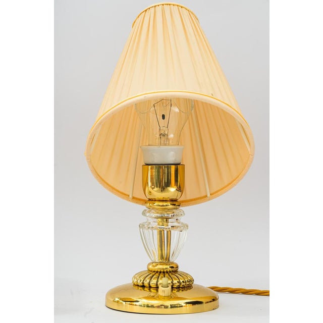 Bakalowits Table Lamps with Fabric Shades, Vienna, 1950s, Set of 2 For Sale - Image 9 of 15