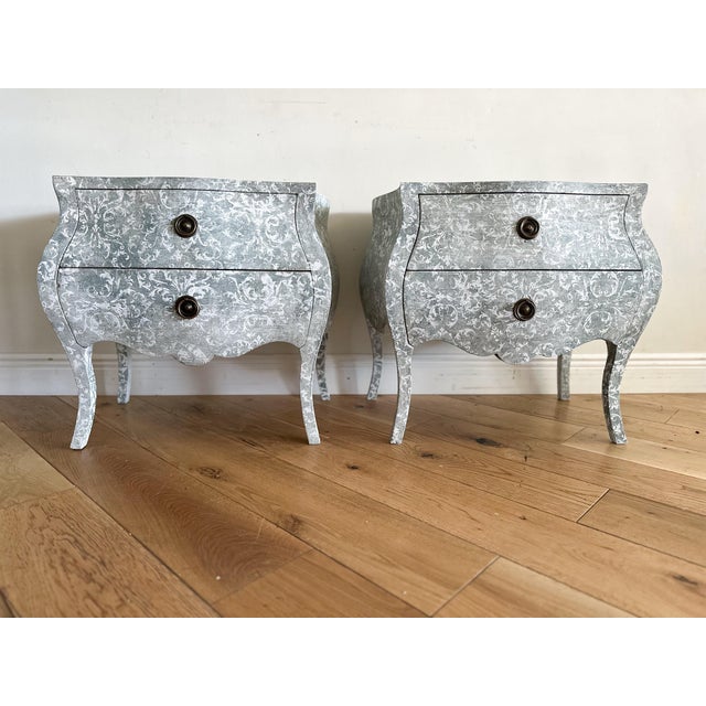 Vintage French Style Nightstands, a Pair For Sale In West Palm - Image 6 of 9