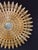 20th Century Sunburst Carved Golden Mirror For Sale - Image 6 of 7