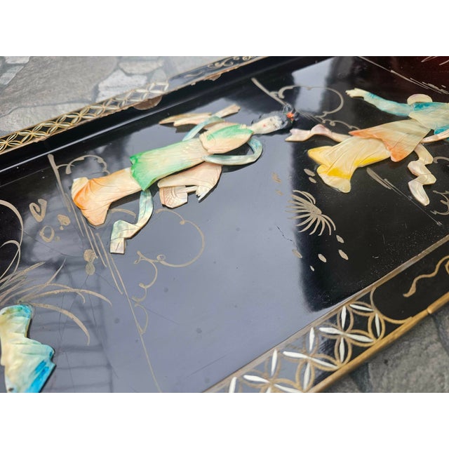 1950s Japanese Wooden Picture, 1950s For Sale - Image 5 of 11