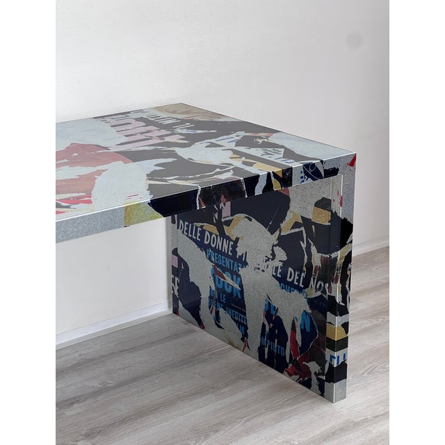 Desk by Mimmo Rotella and Marco Ferreri, 2000s For Sale - Image 9 of 12