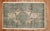 One-of-a-kind hand-knotted Turkish Anatolian rug with 2 deers and 2 other animals on a green ground Measures: 1'9” x 2'3”.