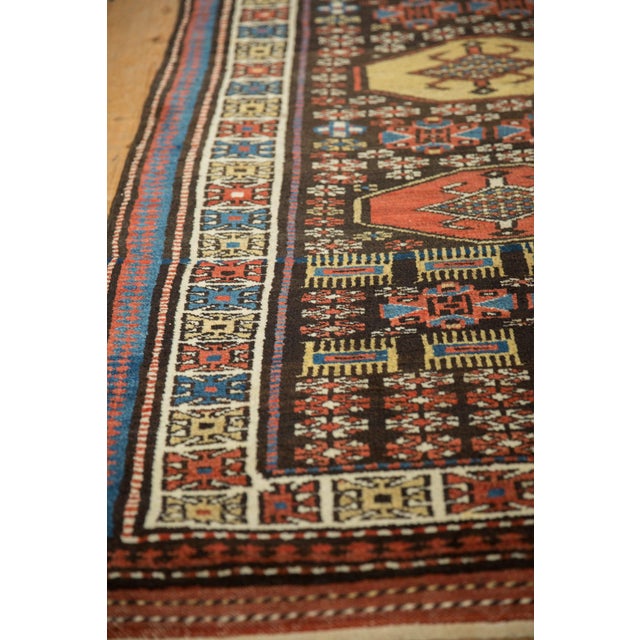 1950s Vintage Kurdish Floral Gul Wool Rug Runner For Sale In New York - Image 6 of 10