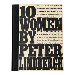 1996 Fashion Photography Book in Hardcover: "10 Women" by Peter Lindbergh With an Introduction by Karl Lagerfeld For Sale