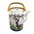 Vintage Japanese Imari Style Porcelain Dobin Teapot with Woven Rattan Handle Enhance your tabletop collection or curated...