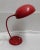 1960s Pivotable Red Painted Metal Table Lamp, 1960s For Sale - Image 5 of 5