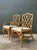 Vintage Coastal Chinese Chippendale Rattan Armchairs – A Pair For Sale - Image 12 of 12