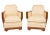 Art Deco Walnut Living Room Set, 1930s, Set of 3 For Sale - Image 10 of 10