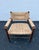 Vintage Woven Rush Lounge Chair in the Style Mel Smilow For Sale - Image 10 of 10